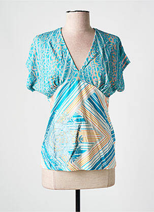 Top albastru DESIGUAL femeie