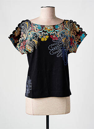 Tricou negru DESIGUAL femeie