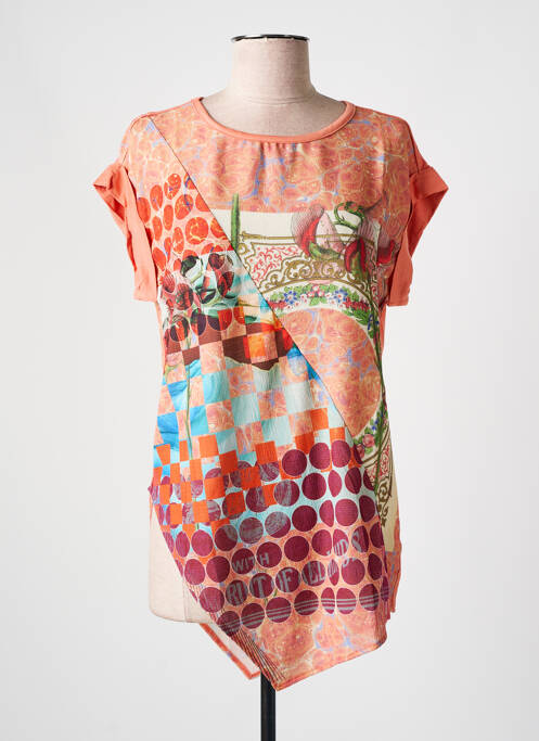 Tricou portocaliu DESIGUAL femeie