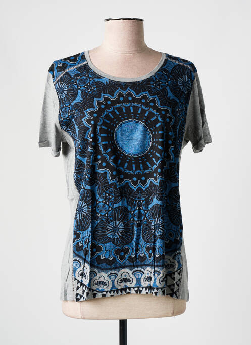 Tricou gri DESIGUAL femeie