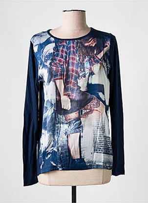 Tricou mâneci lungi mâneci lungi albastru SALSA femeie