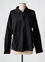 Cămașă croială cambrată mâneci lungi negru TOM TAILOR femme