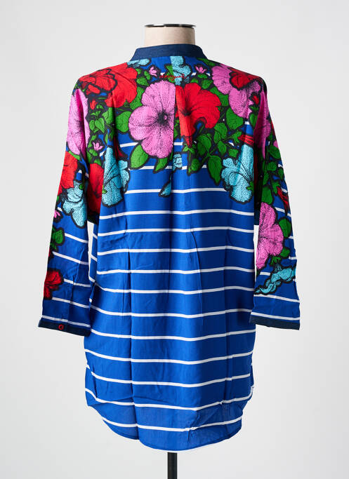 Tunică mâneci lungi albastru DESIGUAL femeie