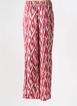 Pantalon drept talie elastică roșu RINO & PELLE femeie