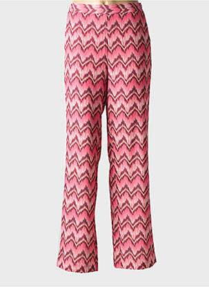 Pantalon drept buzunare roz ESQUALO femeie