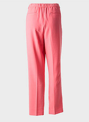Pantalon slim talie elastică roz ESQUALO femeie