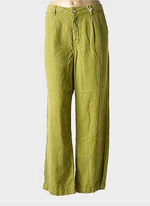 Pantalon drept verde KANOPE femeie
