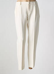 Pantalon slim talie elastică alb SIGNE NATURE femeie