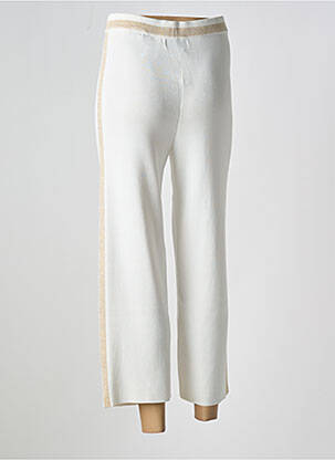 Pantalon 7/8 talie elastică alb LOLA CASADEMUNT femeie