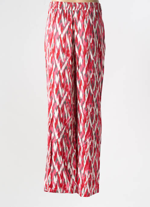 Pantalon drept talie elastică roșu RINO & PELLE femme