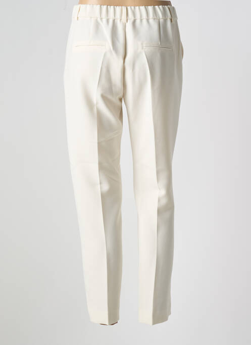 Pantalon slim alb SIGNE NATURE femeie