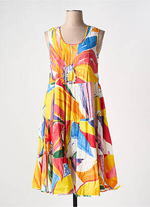 Rochie midi portocaliu DRESS ADDICT femeie