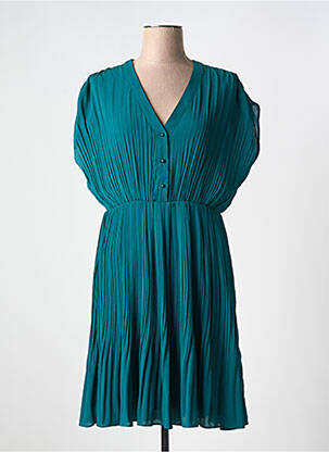 Rochie midi mâneci scurte mâneci scurte verde MOLLY BRACKEN femeie