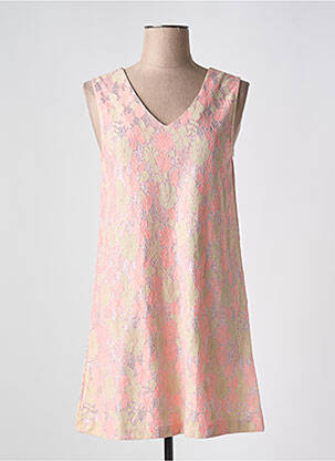 Rochie scurtă fără mâneci fără mâneci roz MOLLY BRACKEN femeie
