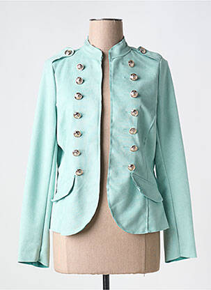 Jachete casual guler rotund albastru MOLLY BRACKEN femeie