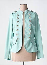 Jachete casual guler rotund albastru MOLLY BRACKEN femeie