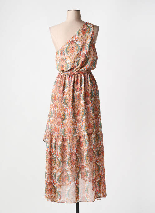 Rochie lungă portocaliu MOLLY BRACKEN femeie