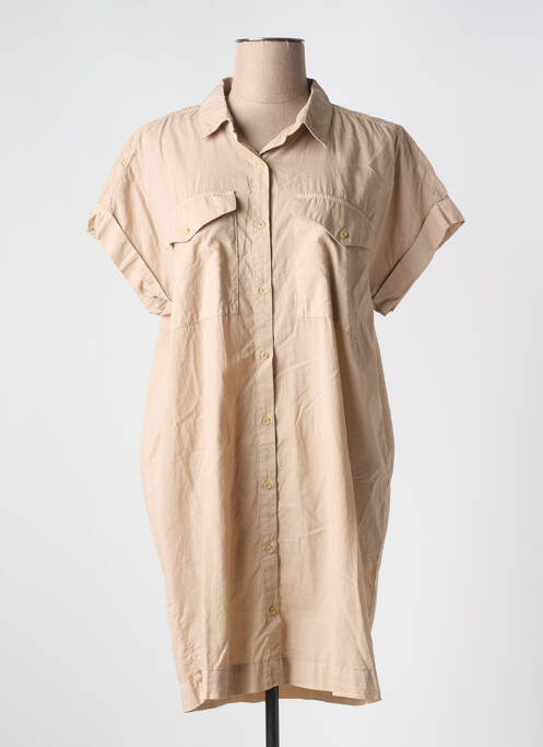 Rochie scurtă bej KANOPE femeie