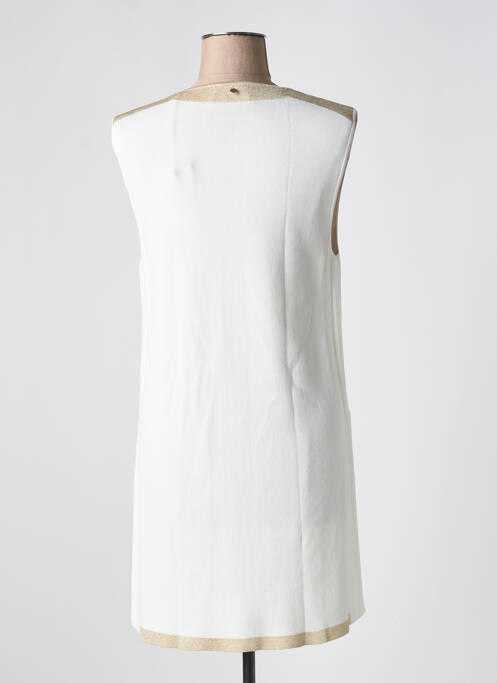 Tunică fără mâneci alb LOLA CASADEMUNT femeie