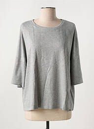Tricou elasticitate mâneci 3/4 gri SALSA femme