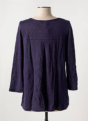 Tricou mâneci 3/4 mâneci 3/4 albastru LISANZA femeie