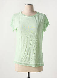 Tricou elasticitate mâneci scurte verde SALSA femeie
