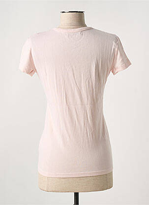 Tricou elasticitate mâneci scurte roz REPLAY femeie