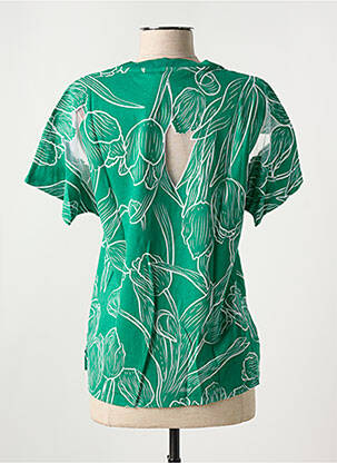 Tricou elasticitate mâneci scurte verde SALSA femeie