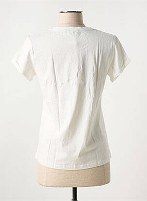 Tricou serigrafie mâneci scurte bej SALSA femeie