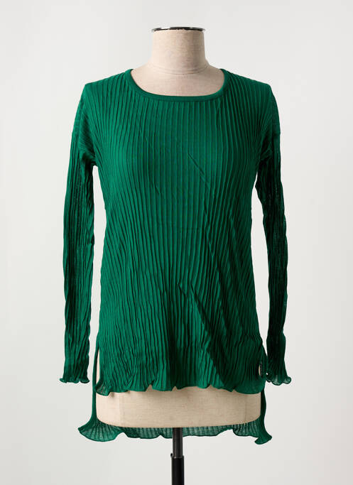 Tunică mâneci lungi verde LISANZA femeie