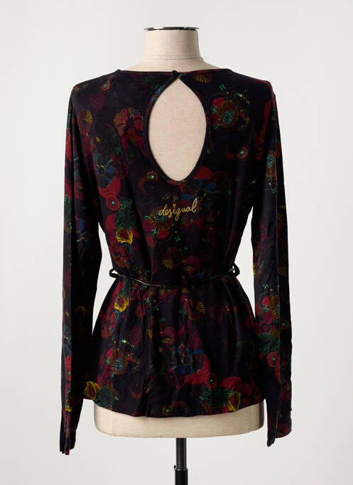 Top negru DESIGUAL femeie