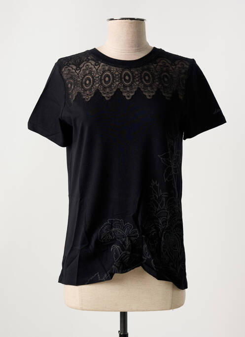 Tricou negru DESIGUAL femeie