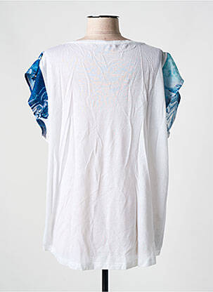 Tricou elasticitate mâneci scurte albastru SALSA femeie