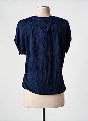 Tricou elasticitate mâneci scurte albastru SALSA femeie
