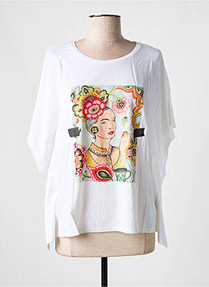 Tricou alb DESIGUAL femeie