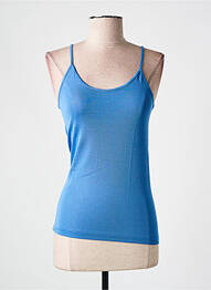 Top/caraco bretele elastice albastru LISANZA femme