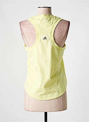 Maiou elasticitate fără mâneci galben ADIDAS femeie