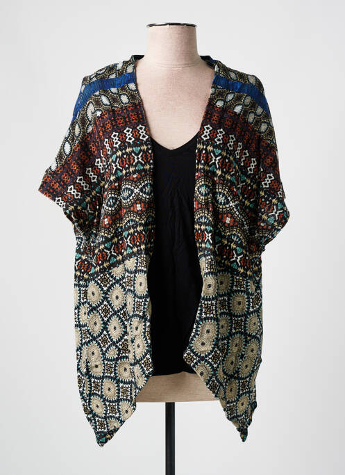 Top negru DESIGUAL femeie