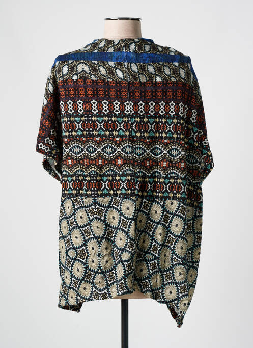 Top negru DESIGUAL femeie