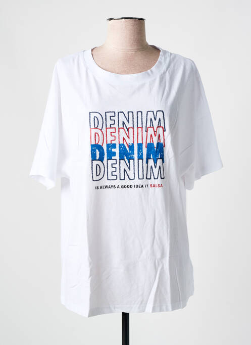 Tricou alb SALSA femeie