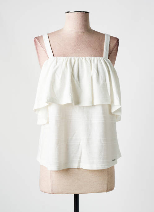 Top alb SALSA femeie