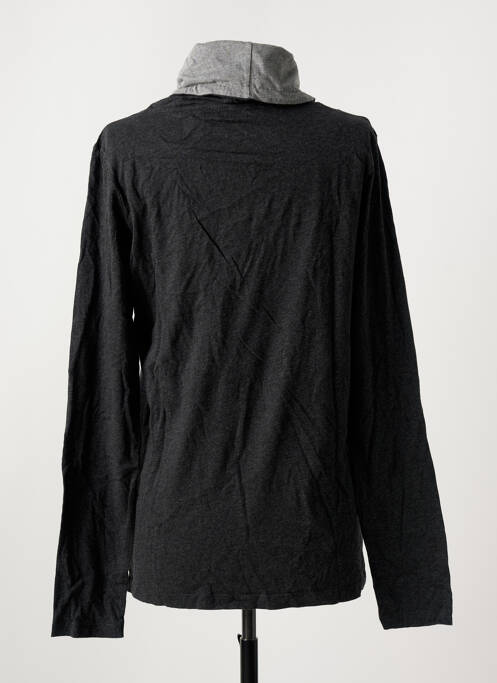 Tricou serigrafie mâneci lungi gri SALSA femme