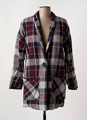 Palton lung roșu GARCIA femeie