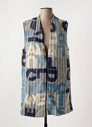 Vestă fără mâneci albastru DESIGUAL femeie