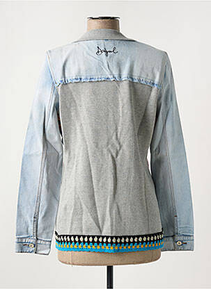 Sacou finisaj interior deformat albastru DESIGUAL femeie