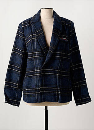 Palton scurt albastru DESIGUAL femeie