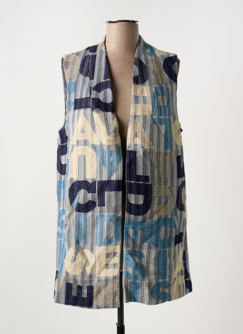 Vestă fără mâneci albastru DESIGUAL femeie