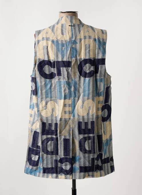 Vestă fără mâneci albastru DESIGUAL femeie