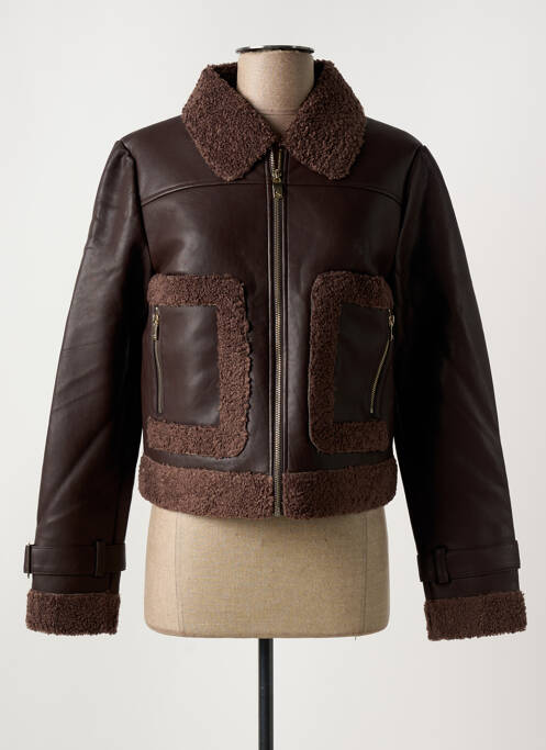 Geci din piele ecologică maro SALSA femeie