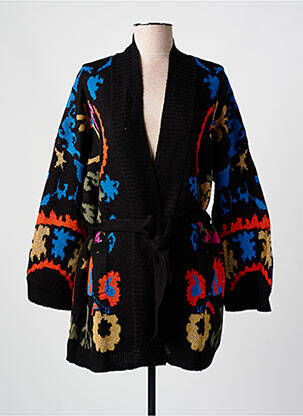 Vestă cu mâneci lungi negru DESIGUAL femeie